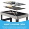 Best Choice Products 2x4ft 10-in-1 Combo Game Table Set w/ Hockey, Foosball, Pool, Shuffleboard, Ping Pong